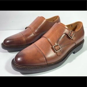 Polo Ralph Lauren Asher leather Monk strap Buckle
